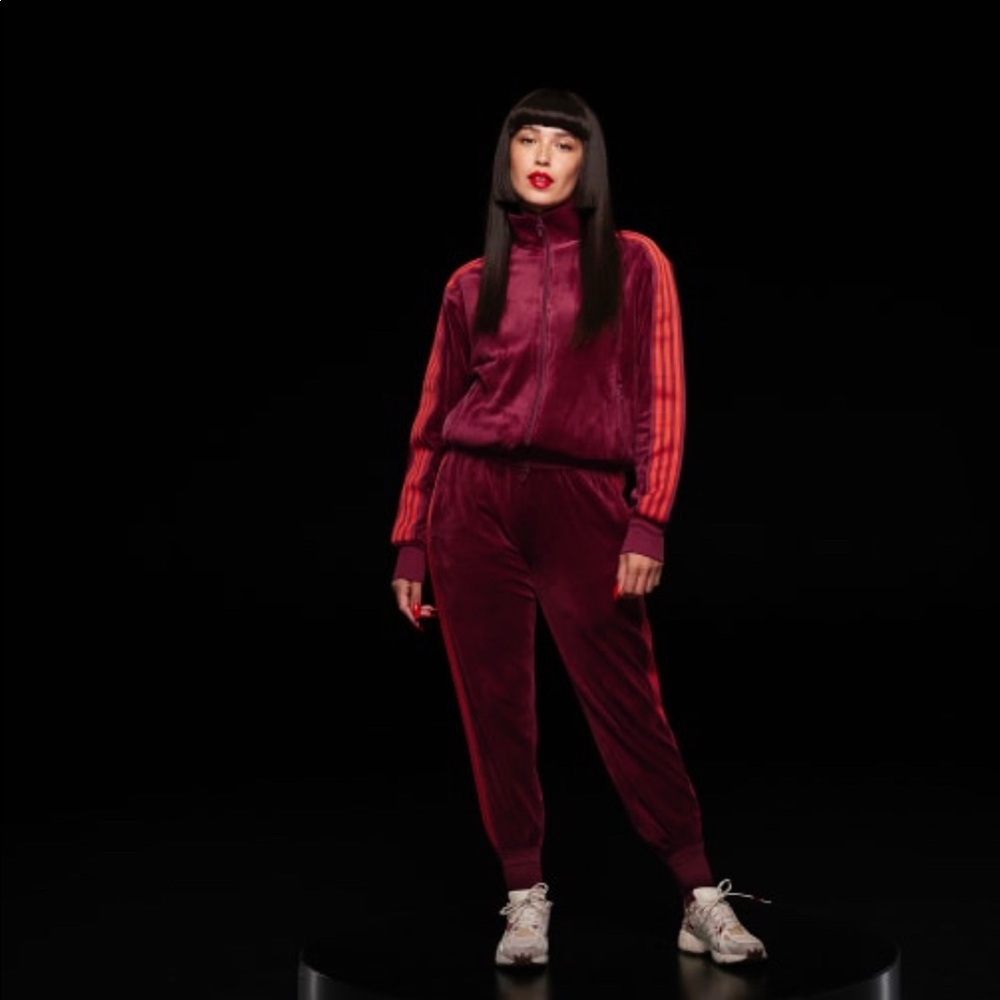IVY PARK VELOUR TRACK JACKET